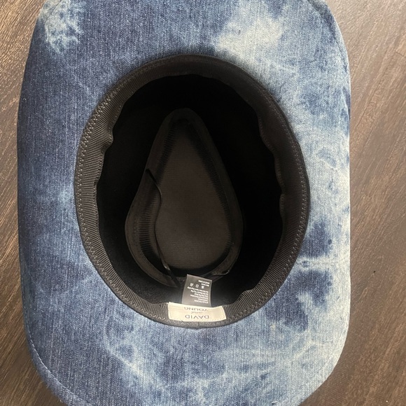 Denim Cowboy Hat with Bling Trim - Picture 5 of 5
